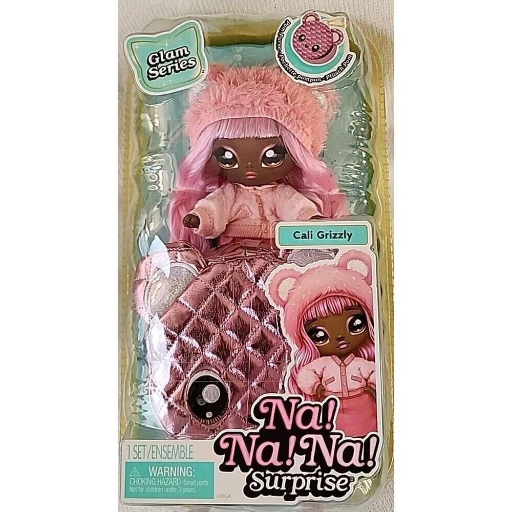 NEW Na! Na! Na! Surprise 2-in-1 Pom Doll Glam Series - Cali Grizzly